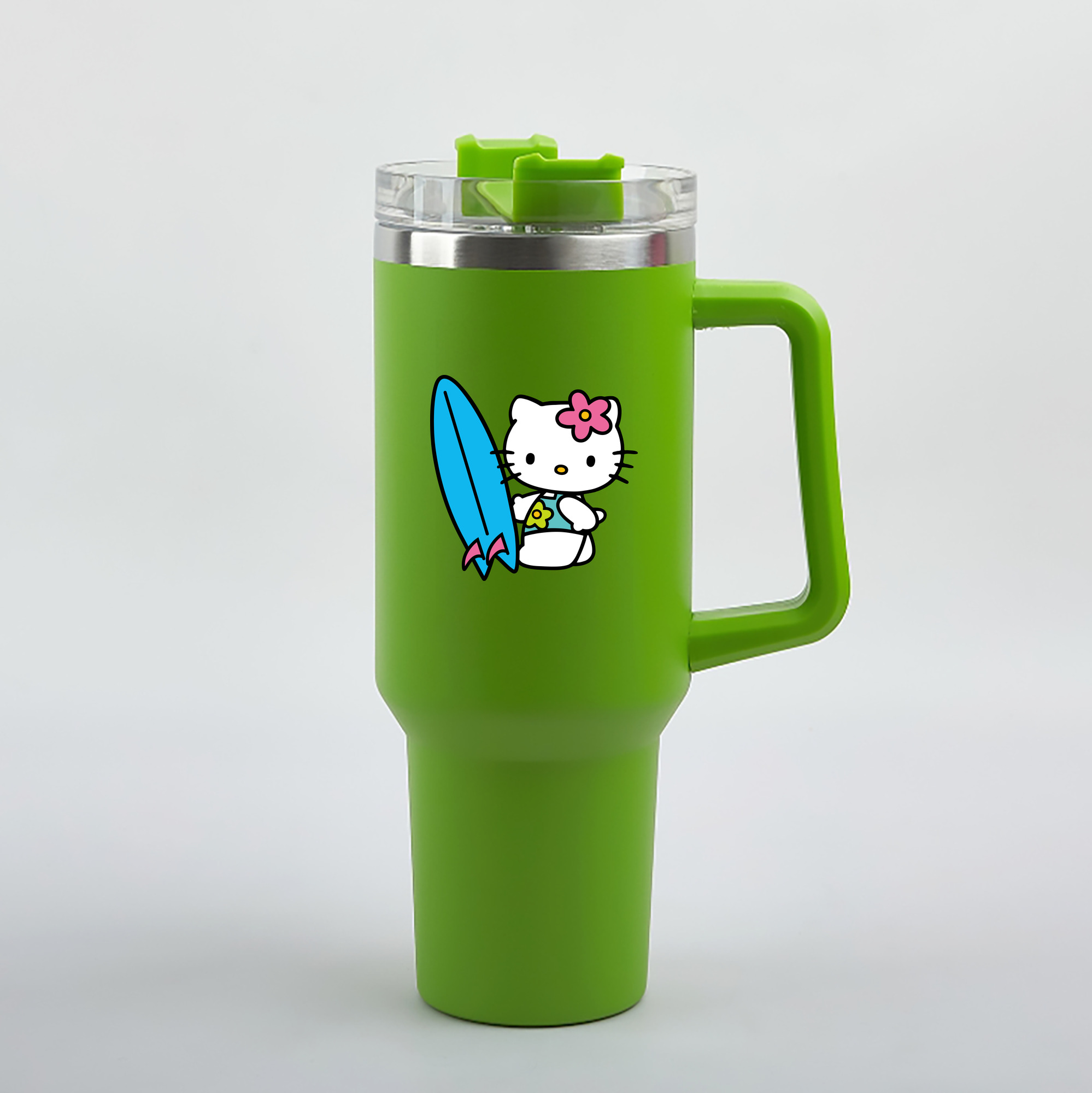 （画像用） Hello Kitty ハローキティ 1200mL車用タンブラー（カラープリント）